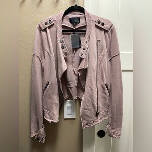 Mauve Moto Jacket